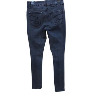 7 OF ALL MAN KIND black Size 4 stretchy denim jeans distressed knees skinny 028